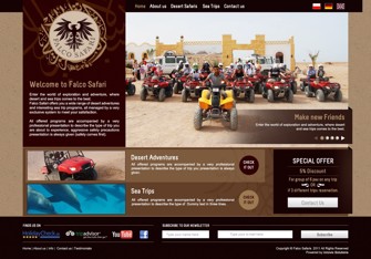 Falco Safari Website